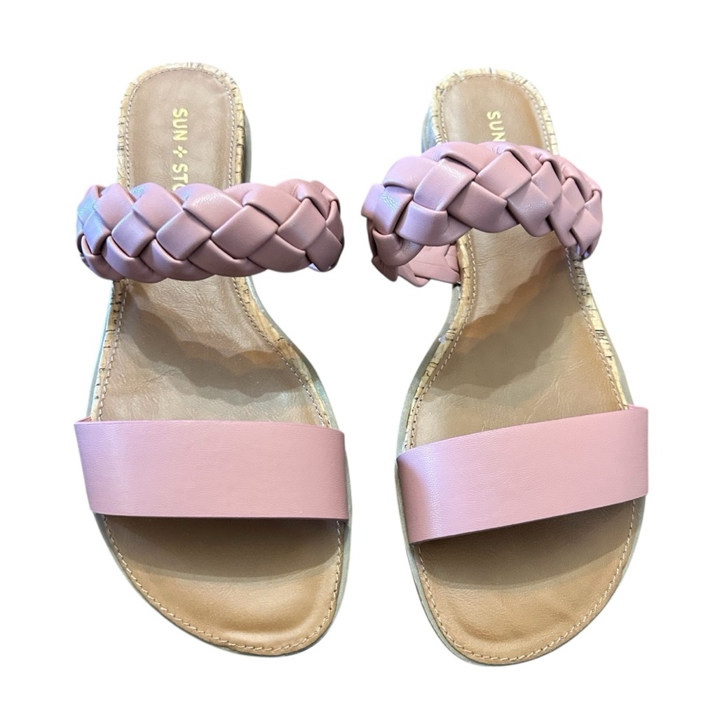 Sun + Stone Easten Slide Sandals Size 9
